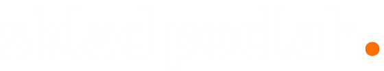 bílé logo skladpodlah.live